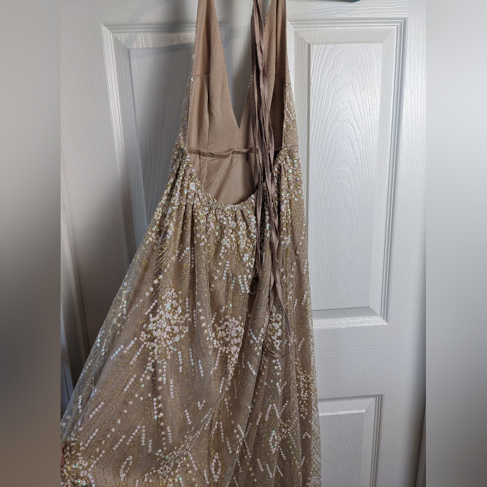 Morning Mist New York Nights Maxi Dress in Gold - Picture 13 of 14